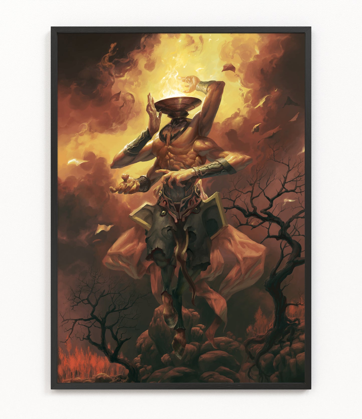 Uriel, Angel of Flame - Fine Art Print
