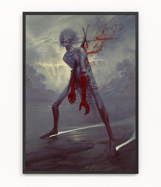 Af, Angel of Anger - Fine Art Print