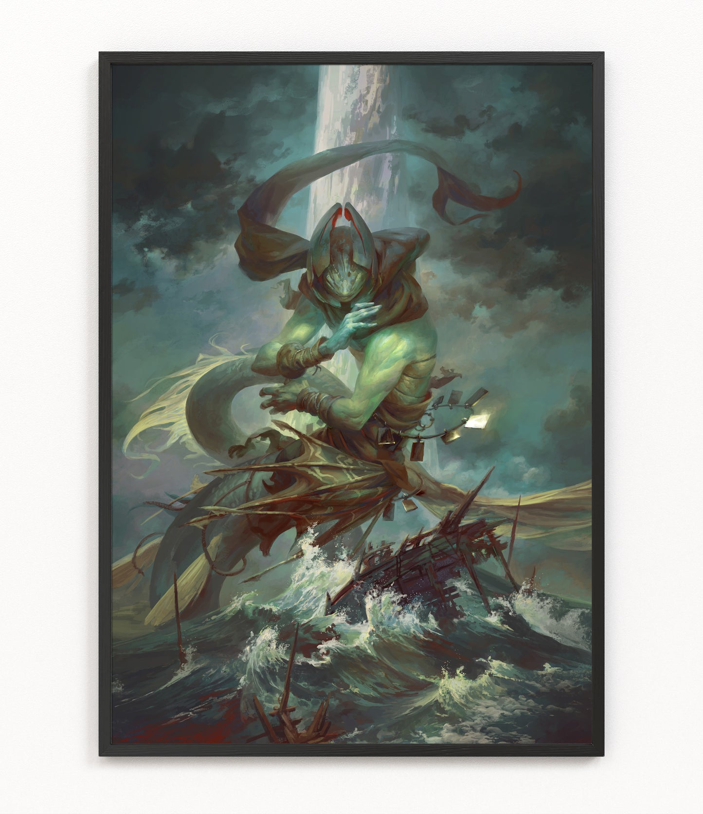 Ananiel, the Singer of Dark Songs - Fine Art Print