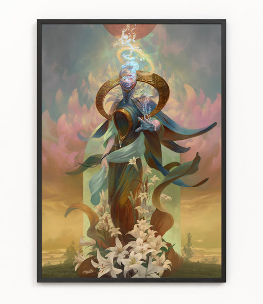 Cambiel, Angel of Aquarius - Fine Art Print
