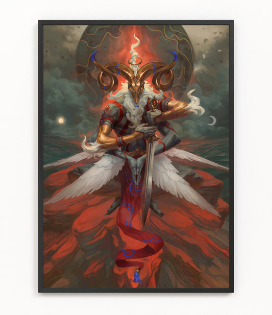Malahidael, Angel of Aries - Fine Art Print