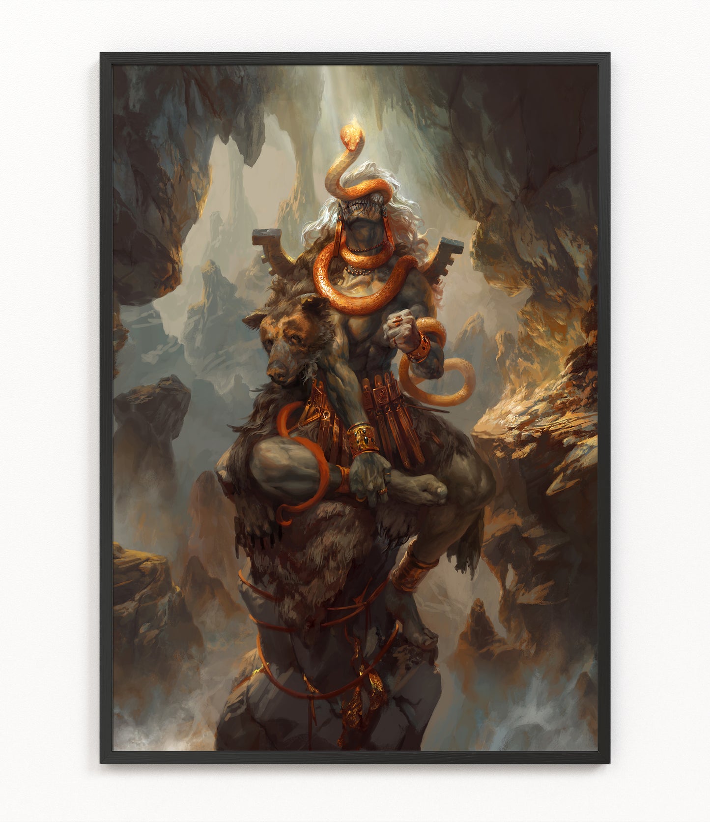 Turiel, Angel of the Mountain - Fine Art Print