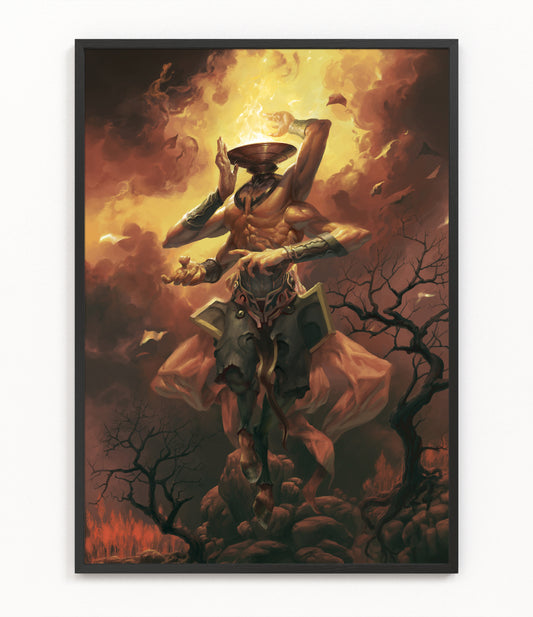 Uriel, Angel of Flame - Fine Art Print