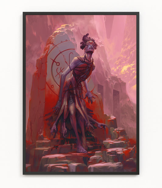 Armaros, Angel of Undoing - Fine Art Print