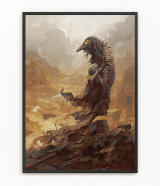 Asbeel, Angel of Ruin - Fine Art Print