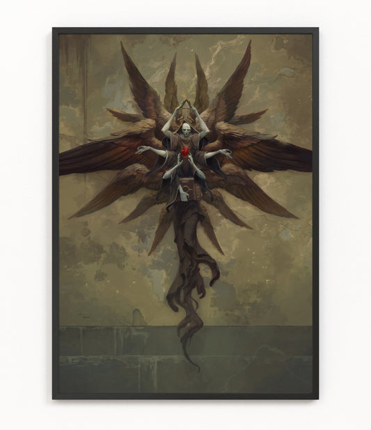 Azrael, Grand Psychopomp - Fine Art Print