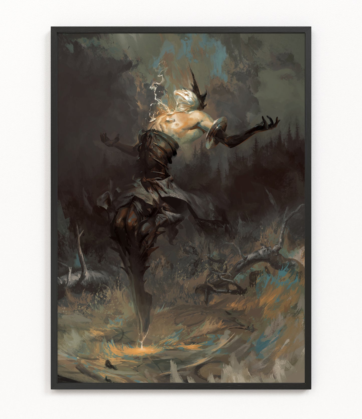 Baraqiel, Angel of Lightning - Fine Art Print