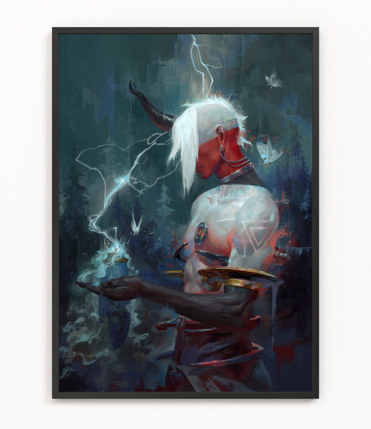 Baraqiel, the Living Vessel - Fine Art Print