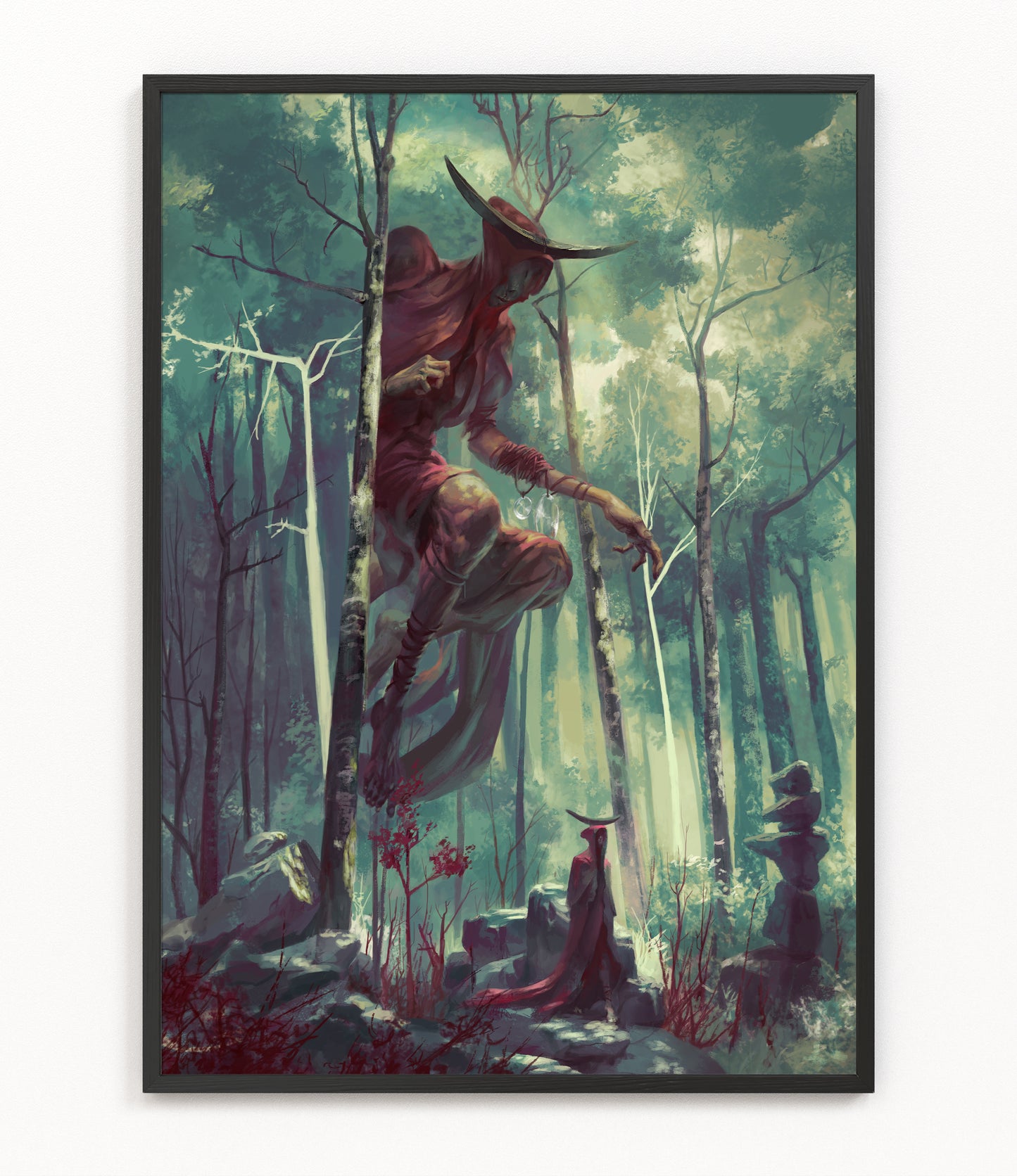 Bezaliel, Angel of Shadows - Fine Art Print