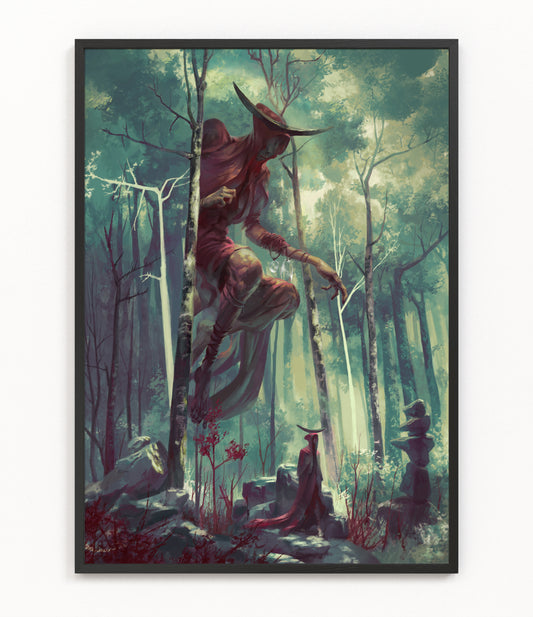 Bezaliel, Angel of Shadows - Fine Art Print