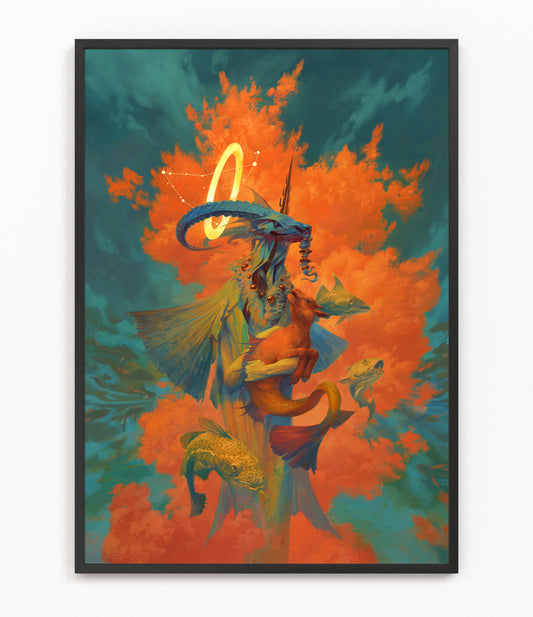 Hanael, Angel of Capricorn - Fine Art Print