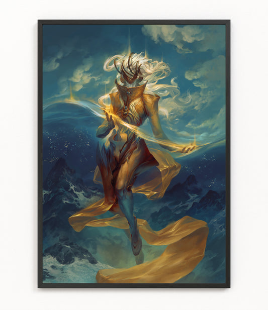 Dumah, Angel of Dreams - Fine Art Print