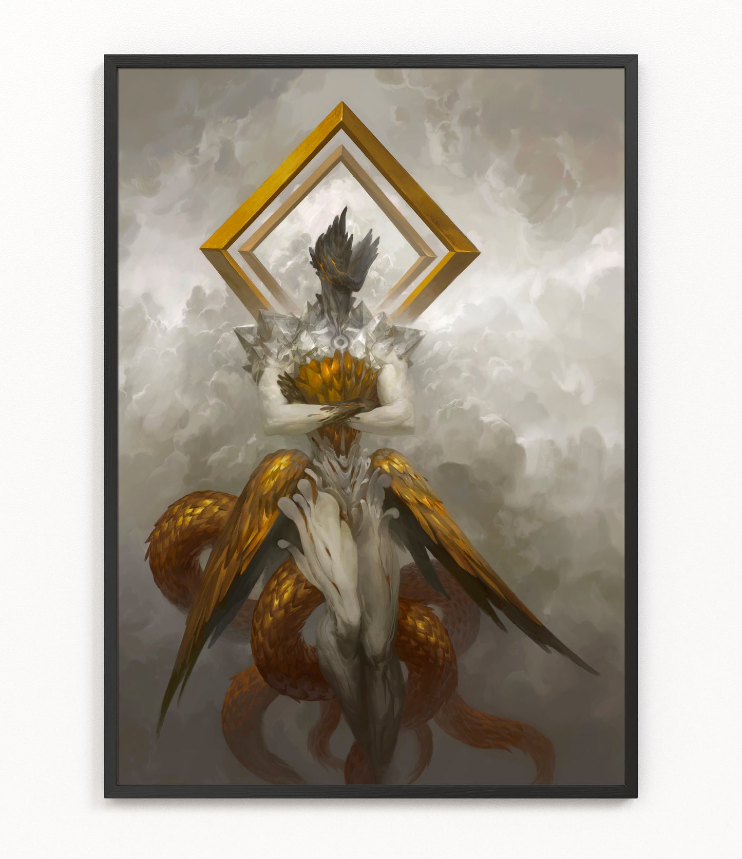 Archangel Gabriel, The Golden Herald - Fine Art Print
