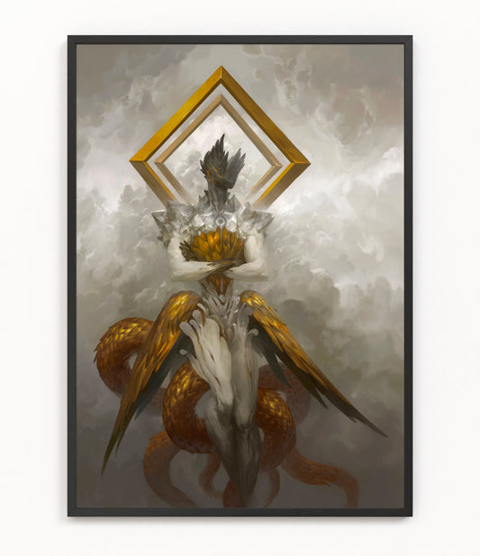 Archangel Gabriel, The Golden Herald - Fine Art Print