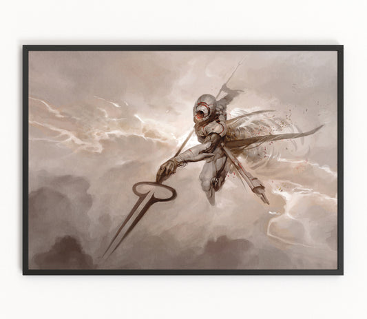 Kushiel, Angel of Punishment - Fine Art Print
