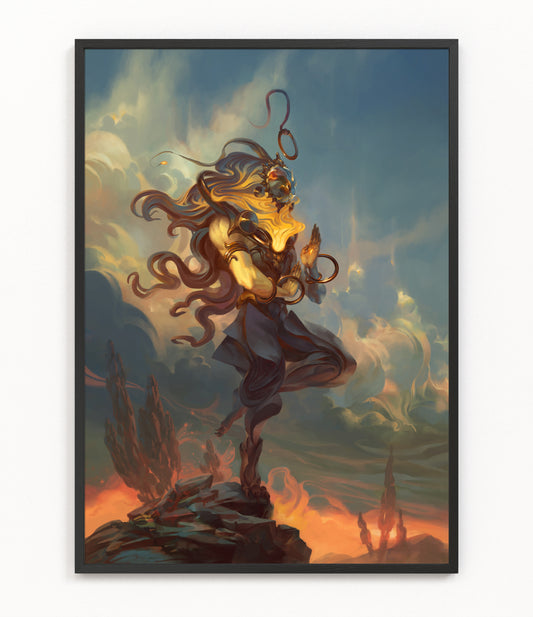 Verchiel, Angel of Leo - Fine Art Print