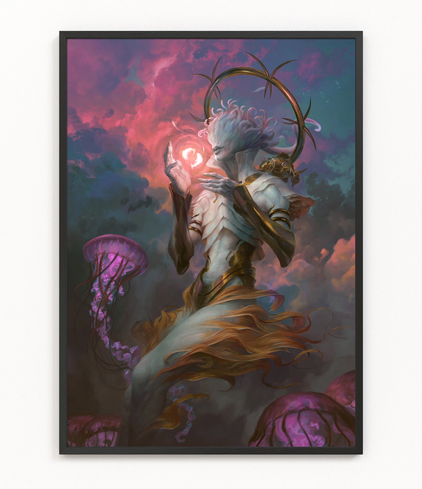 Barchiel, Angel of Pisces - Fine Art Print