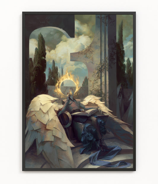 Raziel, Scholar of the Infinite - Fine Art Print