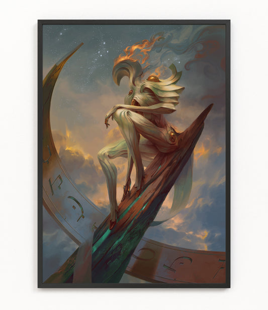 Remph, Angel of Time - Fine Art Print