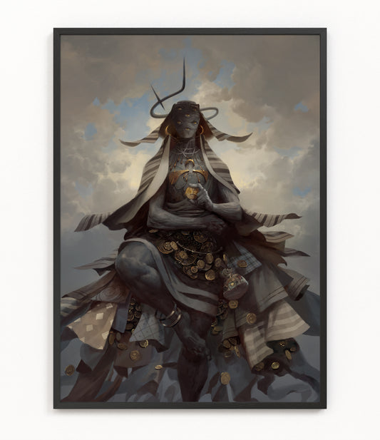 Sachiel, Angel of Coin - Fine Art Print