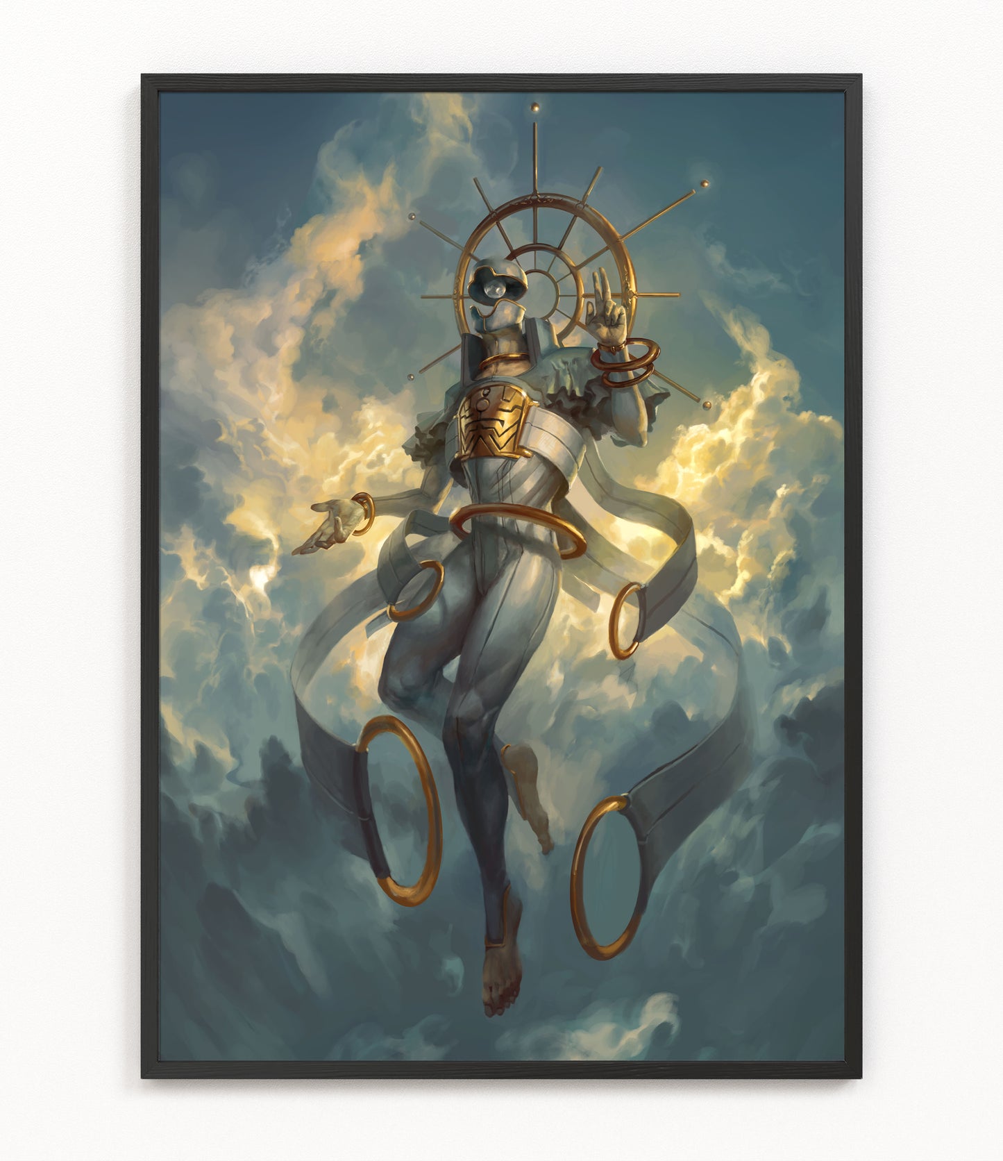 Sahaqiel, Angel of the Sky - Fine Art Print