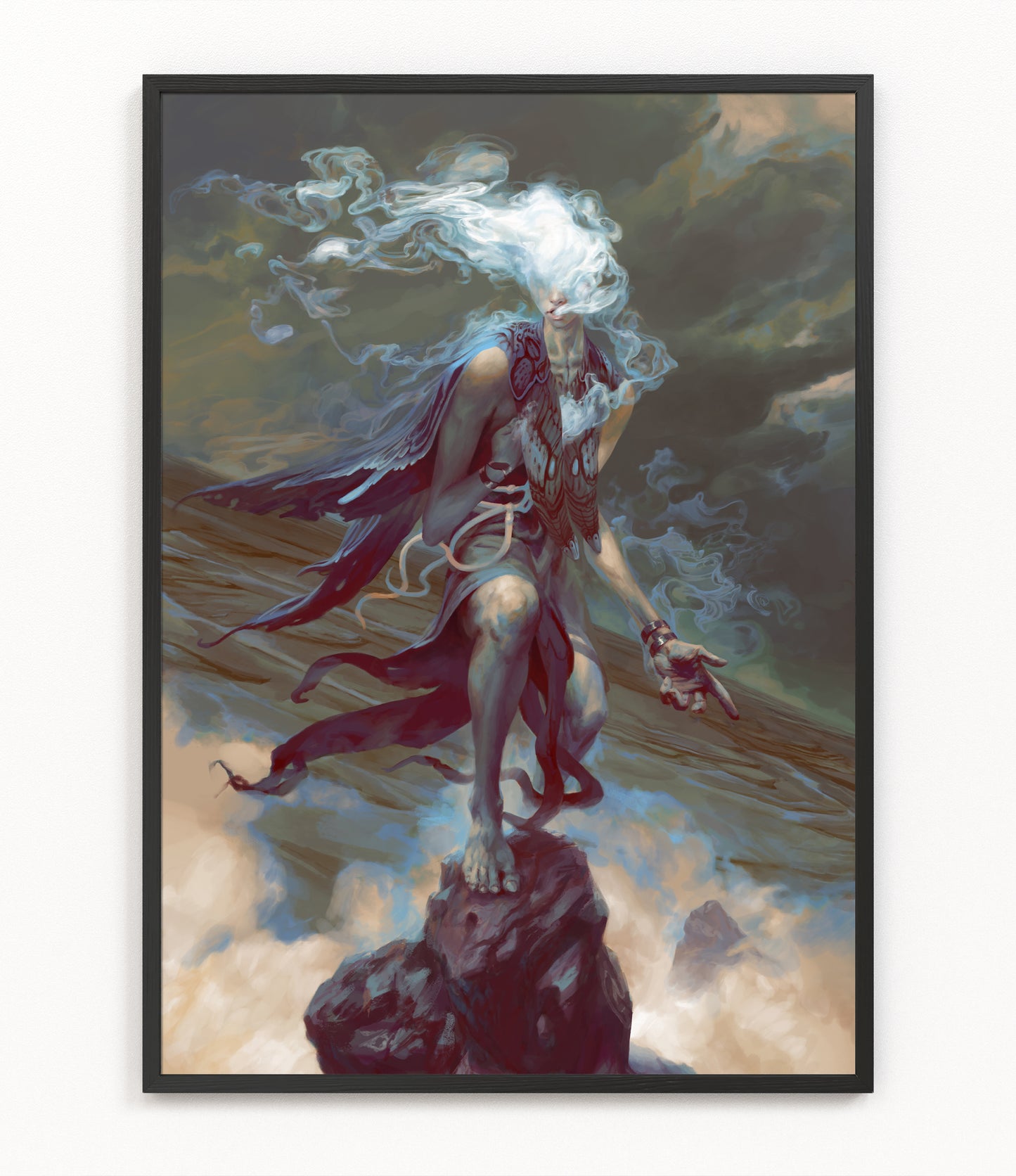 Sathariel, Angel of Deception - Fine Art Print