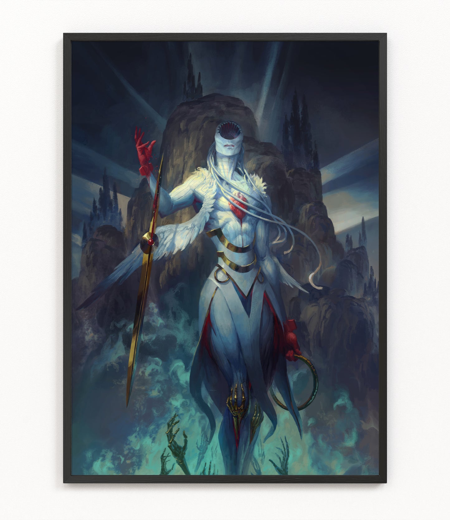 Simikiel, Sword of Absolution - Fine Art Print