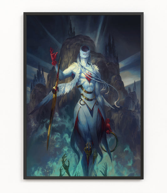Simikiel, Sword of Absolution - Fine Art Print
